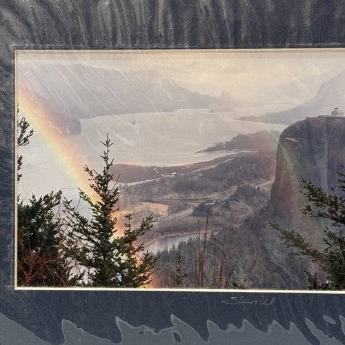 Double Rainbow, Vista House Gorge – Signed Sherrill Photo Print 8x10