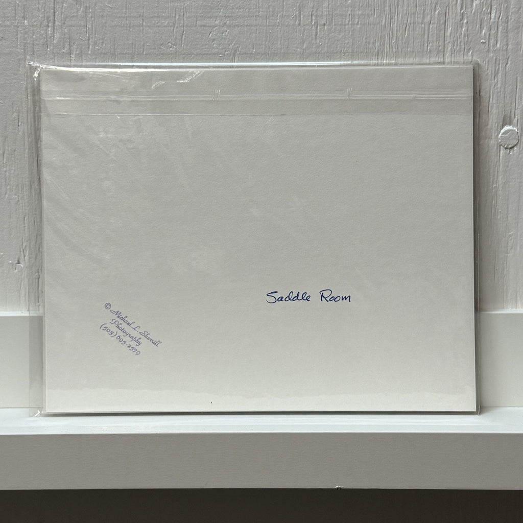 Saddle Room – Signed Sherrill Matted Photo Print 8" x 10"
