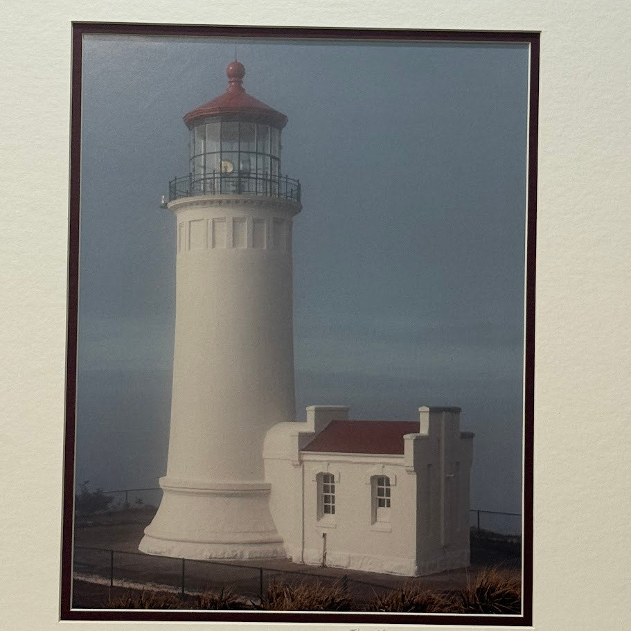 North Head Lighthouse, Columbia River Mouth – Signed Sherrill Photo Print 20" x 16"