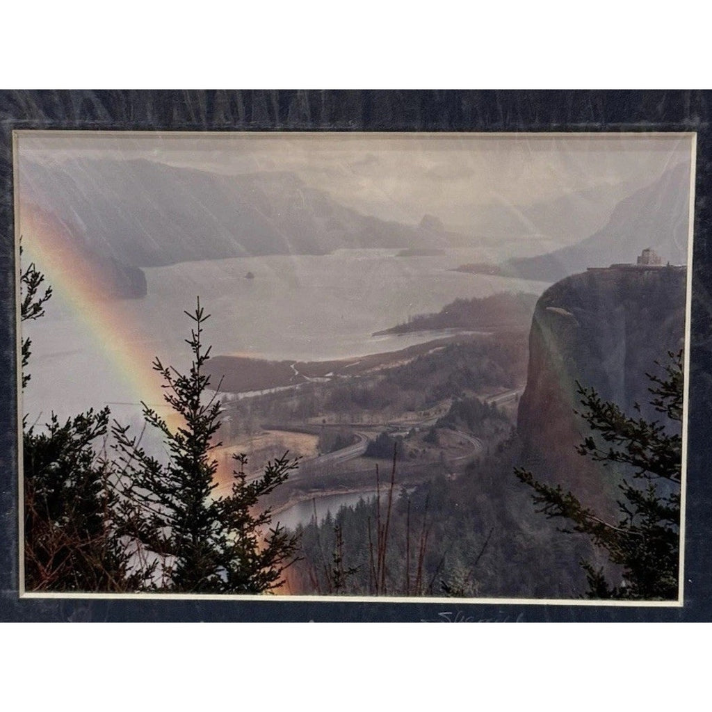 Double Rainbow, Vista House Gorge – Signed Sherrill Photo Print 8x10