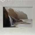 Hug Point Waterfall, Oregon Coast – Signed Sherrill Photo Print 8" x 10"