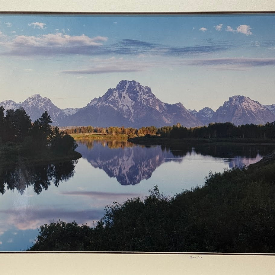 Mt. Moran & Snake River, Grand Tetons – Signed Sherrill Photo Print 24" x 20"