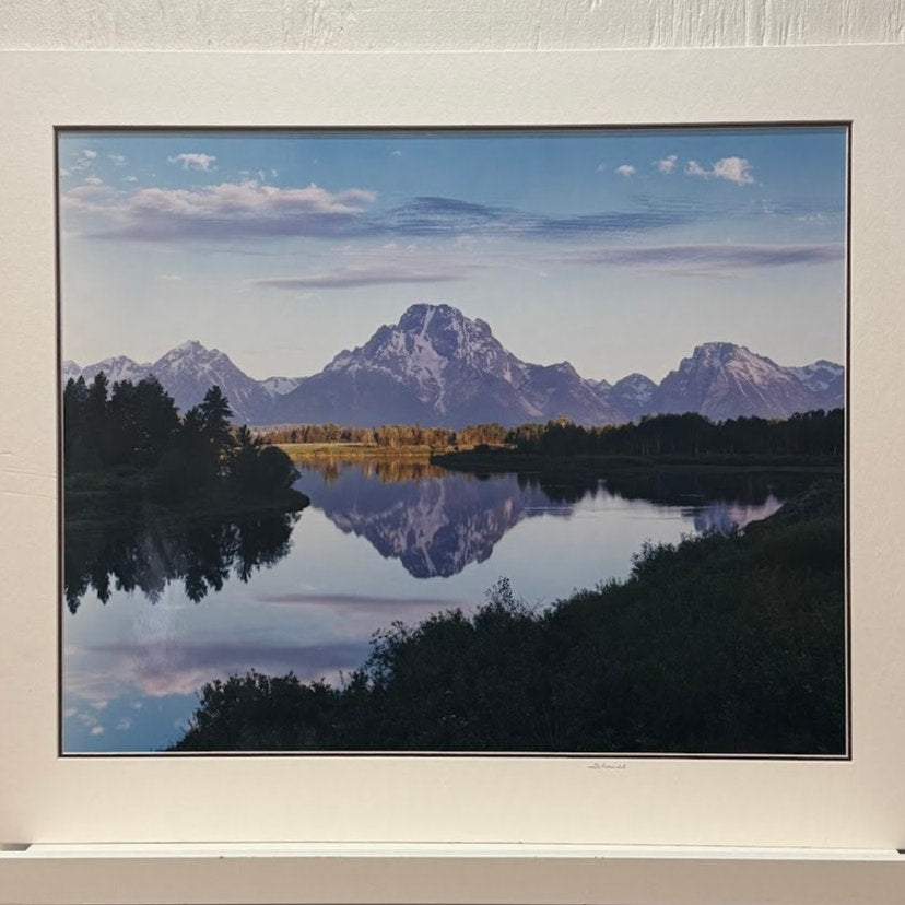 Mt. Moran & Snake River, Grand Tetons – Signed Sherrill Photo Print 24" x 20"
