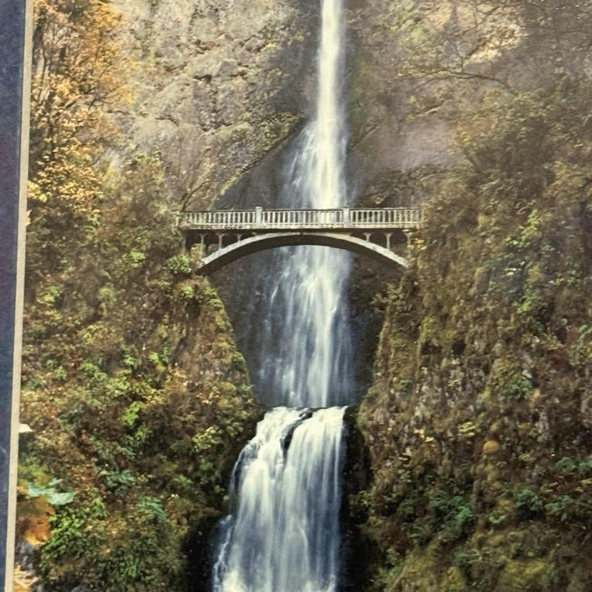 Multnomah Falls, Classic View – Signed Sherrill Photo Print 8x10