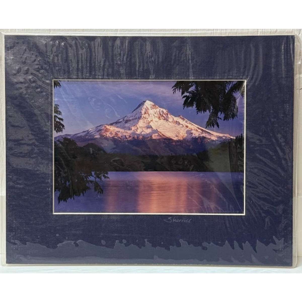 Mt. Hood Sunset Reflection, Lost Lake – Signed Sherrill Photo Print 8x10