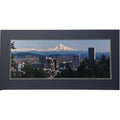 Portland Skyline, Mt. Hood View – Signed Sherrill Photo Print 24" x 12"