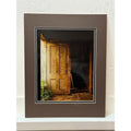 Door in Old Barn – Signed Sherrill Double-Matted Photo Print 14" x 11"