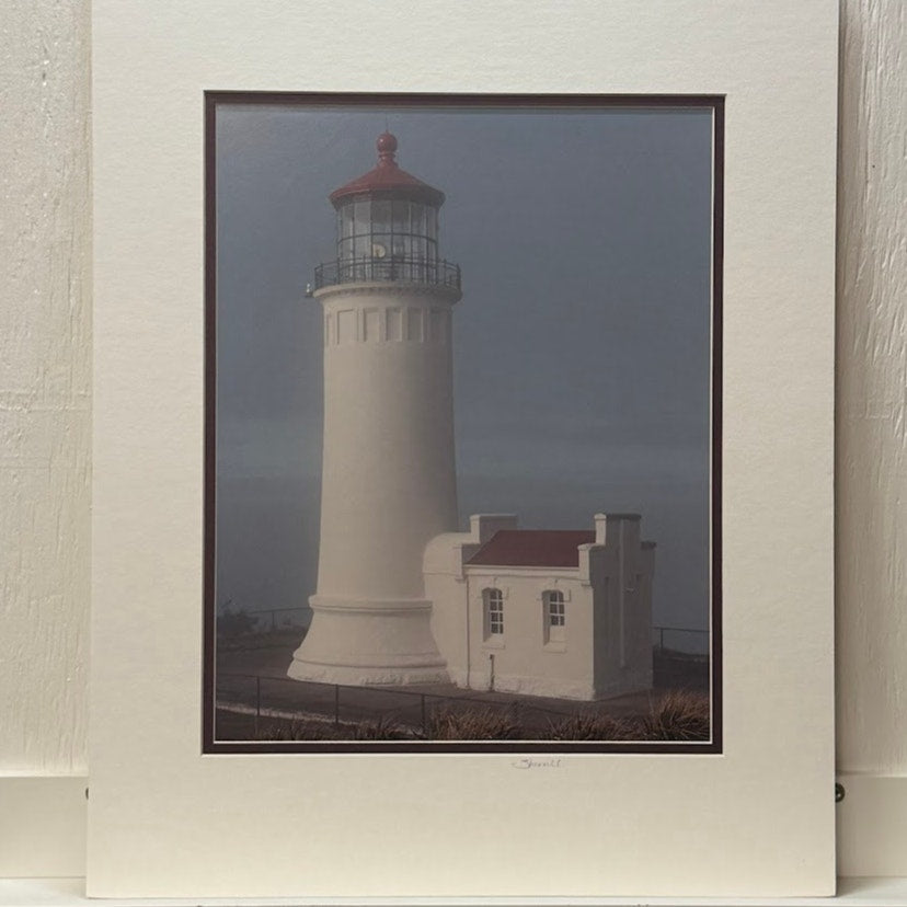 North Head Lighthouse, Columbia River Mouth – Signed Sherrill Photo Print 20" x 16"