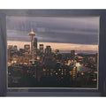 Seattle Skyline Evening - Signed Sherrill Photo Print 24" x 20"