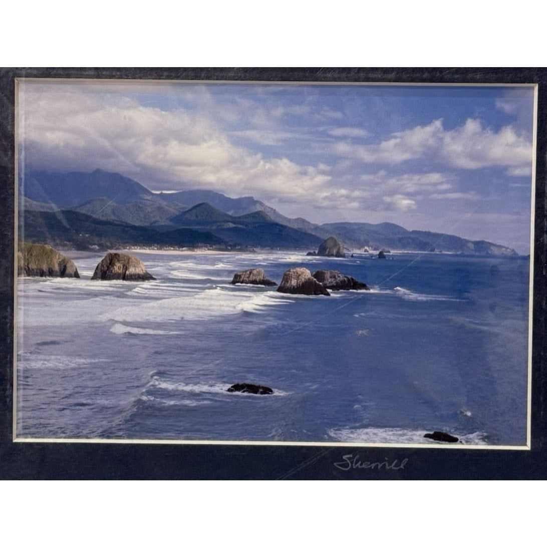 Ecola State Park, Coastal Seascape – Signed Sherrill Photo Print 8x10