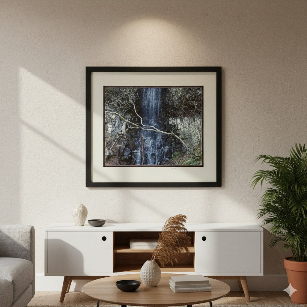 Perdition Trail Waterfall, Columbia River Gorge – Signed Sherrill Photo Print 24" x 20"