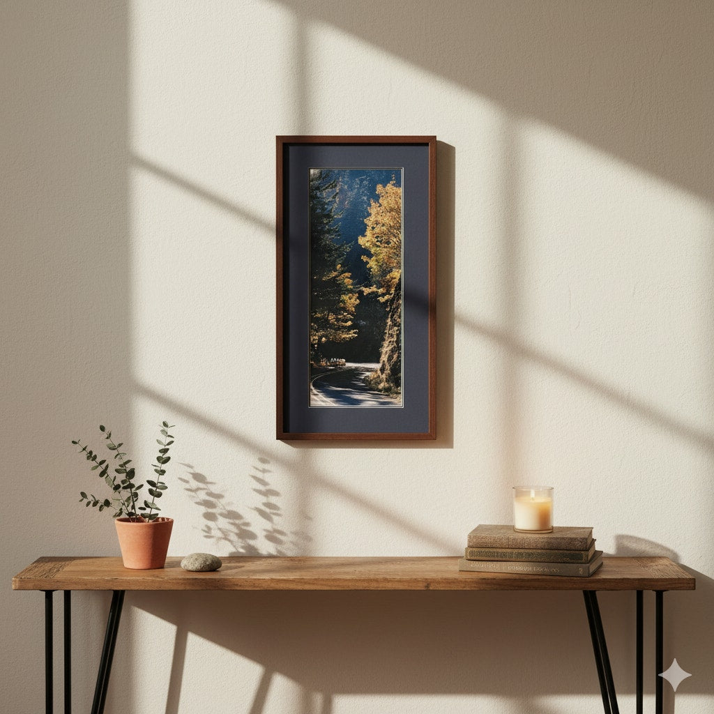Crown Point Highway, Columbia River Gorge – Signed Sherrill Photo Print 20" x 8"