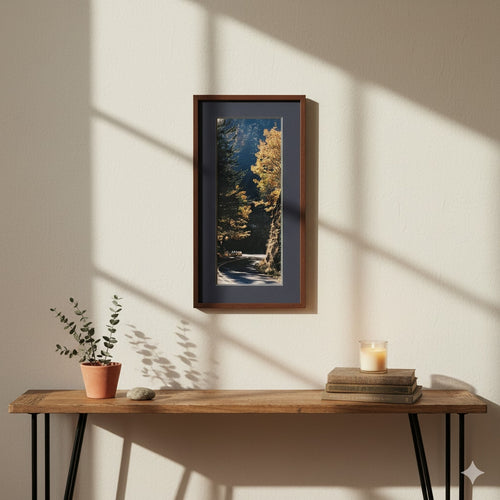 Crown Point Highway, Columbia River Gorge – Signed Sherrill Photo Print 20" x 8"