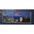 Portland Twilight Skyline and Mt. Hood — Signed Sherrill Photo Print 24" x 12"